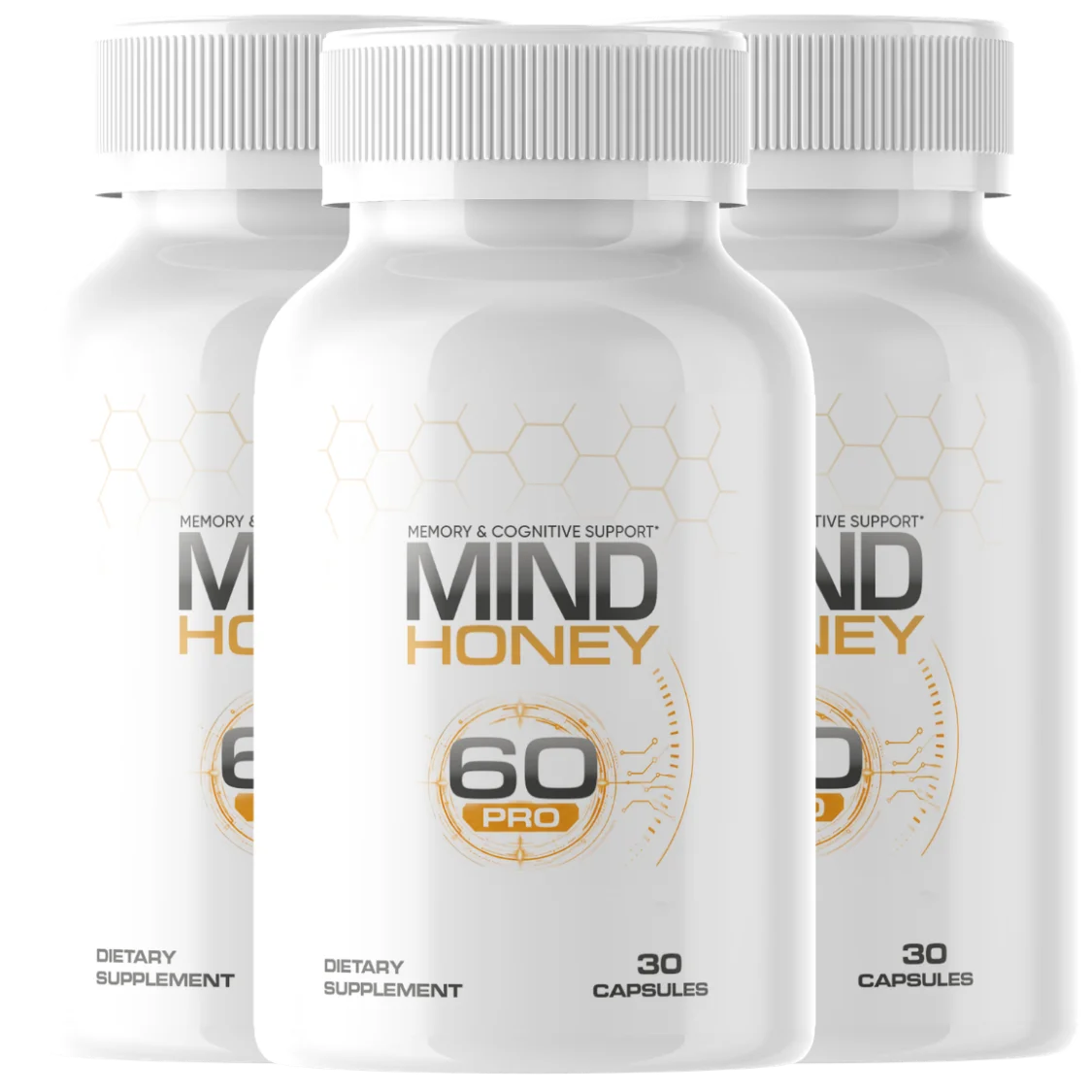 Mind Honey 60 PRO capsule bottles